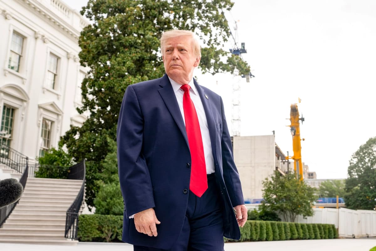 El presidente Donald Trump en la Casa Blanca, en Washington, el 26 de septiembre de 2026. (Aaron Schwartz/Getty Images)