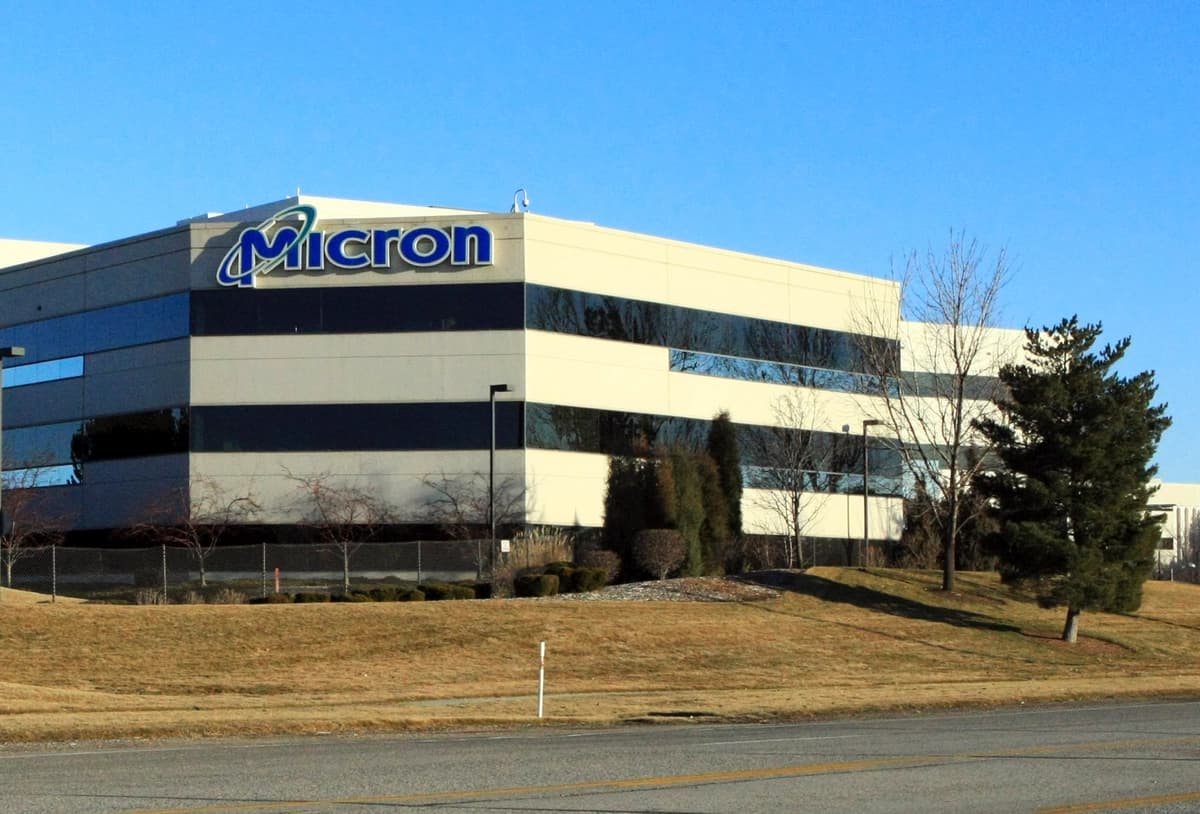 La entrada principal de la sede corporativa de Micron en Boise, Idaho, el 3 de febrero de 2012. (Brian Losness/Reuters)