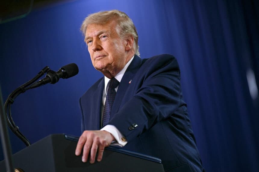 El presidente Donald Trump en Nueva York el 22 de mayo de 2026. (Brendan Smialowski / AFP vía Getty Images).
