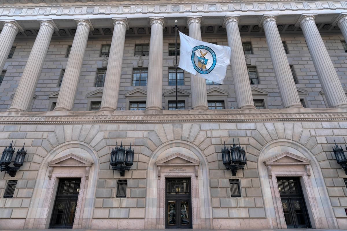 El edificio del Departamento de Comercio en Washington el 7 de diciembre de 2024. (Foto de Jose Luis Magana/AP).