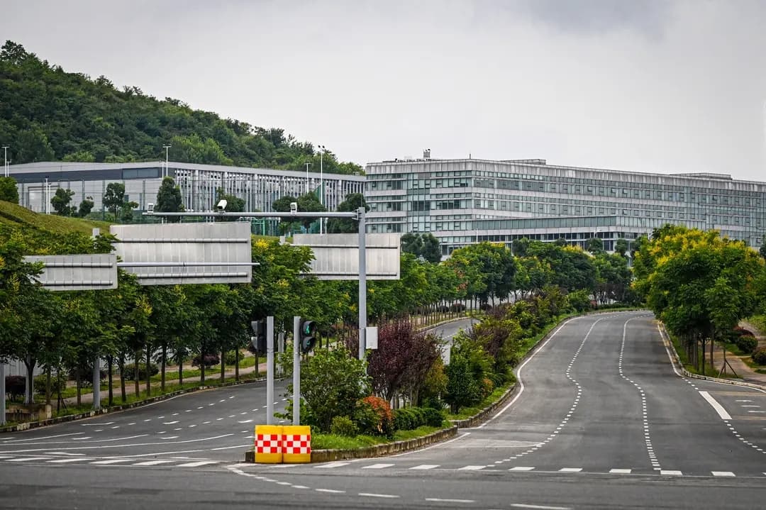 El centro de datos de la empresa tecnológica china Tencent en Guiyang, provincia de Guizhou, China, el 24 de julio de 2026. (Jade Gao/AFP vía Getty Images)