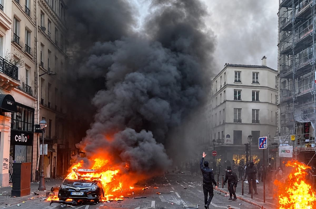 Francia impone toque de queda en algunas partes de París