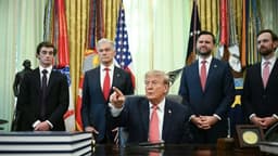 Trump dice que él y Vance no hablaron sobre el respaldo para las elecciones de 2028