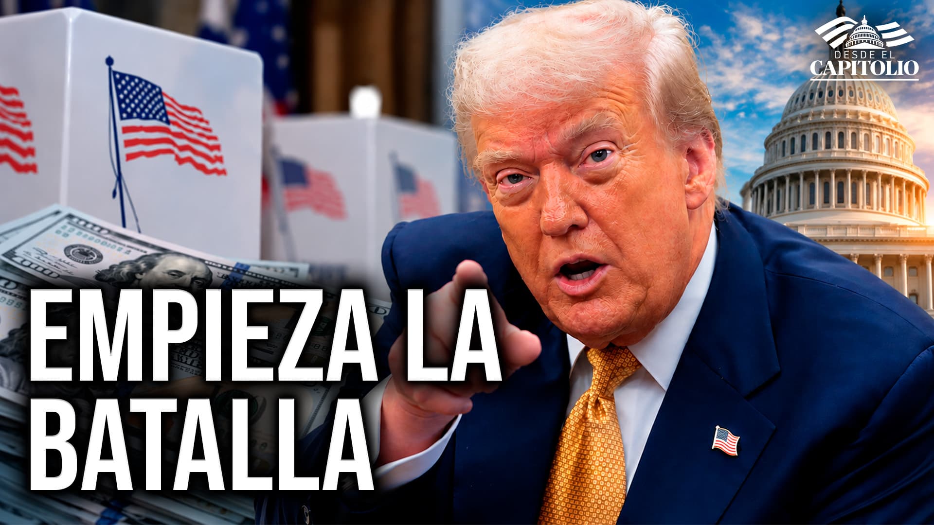 Imagen de Trump ofrece $1 millón por denunciar fraude electoral y amenaza con vetar todo