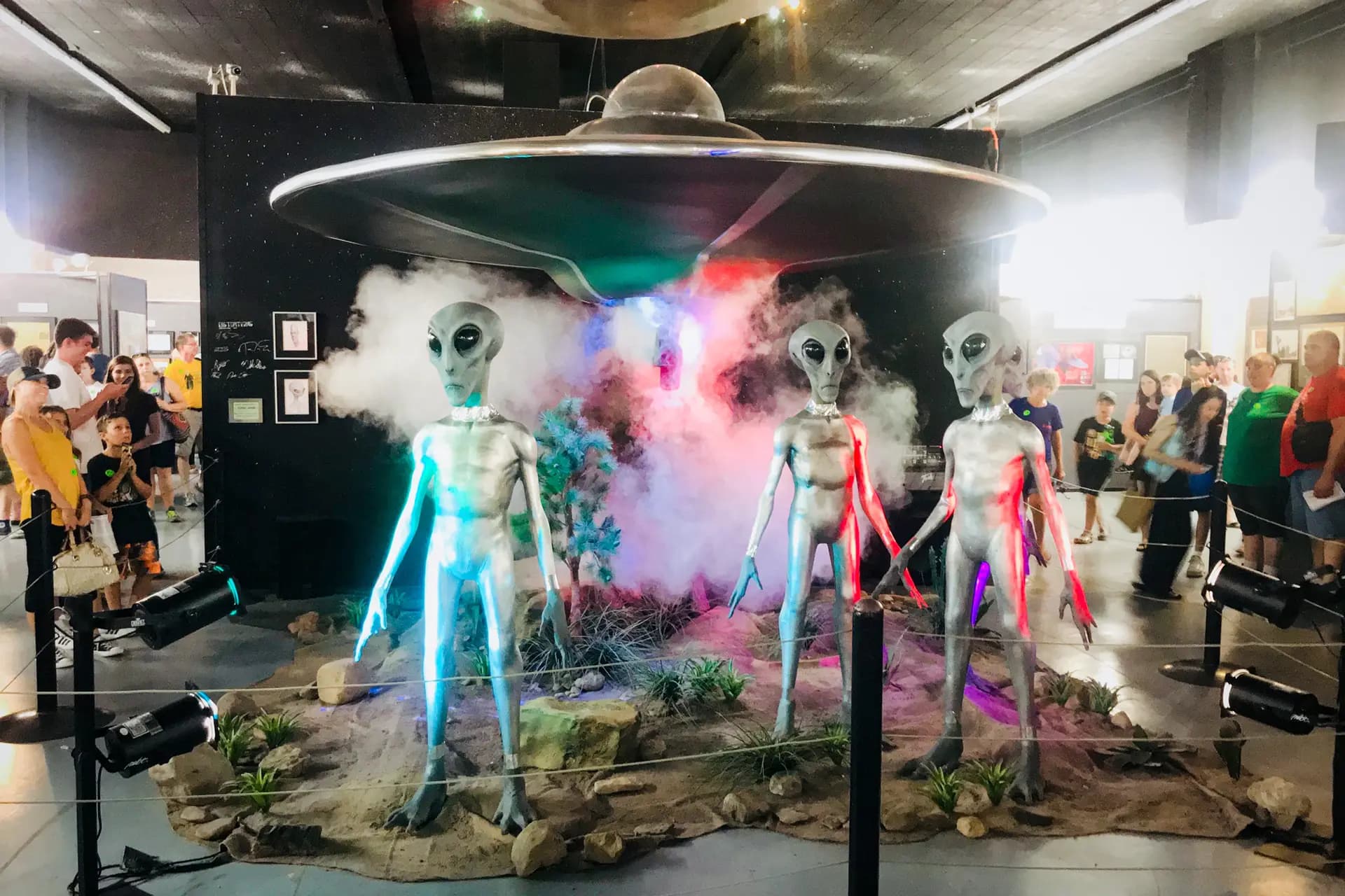 El Museo Internacional de Ovnis en Roswell, Nuevo México, en esta foto de archivo. El museo recibe a miles de visitantes cada año que acuden al Festival Anual de Ovnis de la ciudad en busca de aprender más sobre extraterrestres y el accidente OVNI de 1947. (Jill McLaughlin/The Epoch Times).