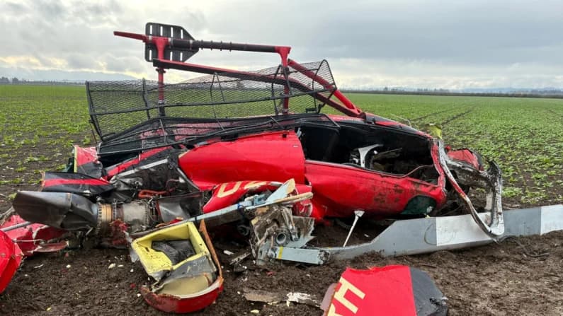 Tres muertos en choque de helicópteros en Oregón que obligó al cierre parcial de una carretera