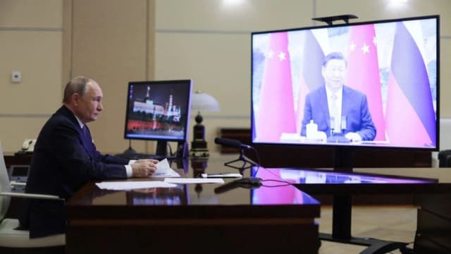 Xi habló con Putin en el tercer aniversario de la guerra en Ucrania