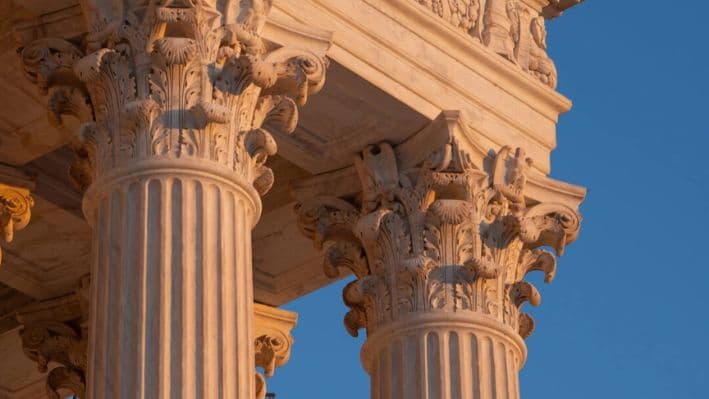 La Corte Suprema de Estados Unidos en Washington, el 10 de febrero de 2025. (Madalina Vasiliu/The Epoch Times)