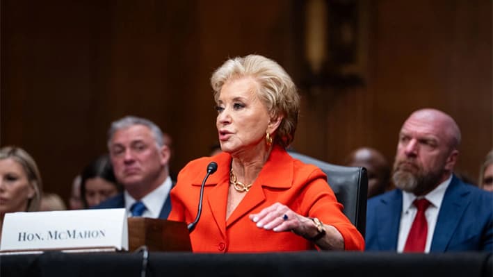 Comité del Senado hace avanzar el nombramiento de McMahon como secretaria de Educación