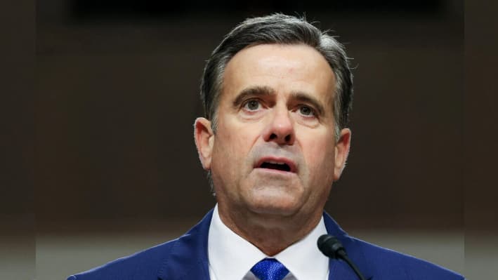 John Ratcliffe testifica ante una audiencia del Comité de Inteligencia del Senado sobre su nominación como director de la CIA, en el Capitolio el 15 de enero de 2025. (Jemal Countess/AFP vía Getty Images)