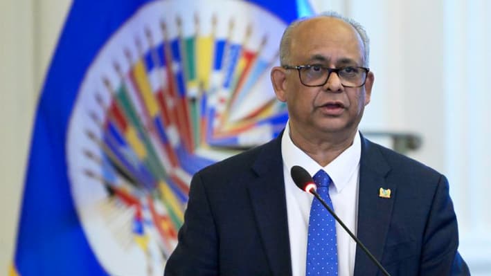 El ministro de Exteriores de Surinam, Albert Ramdin, nuevo secretario general de la Organización de los Estados Americanos (OEA), en una fotografía de archivo. EFE/Lenin Nolly
