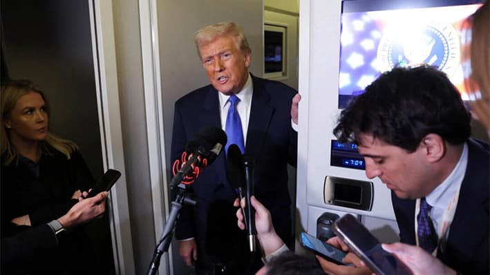 Trump dice que espera que las conversaciones con Ucrania en Arabia Saudí "progresen"