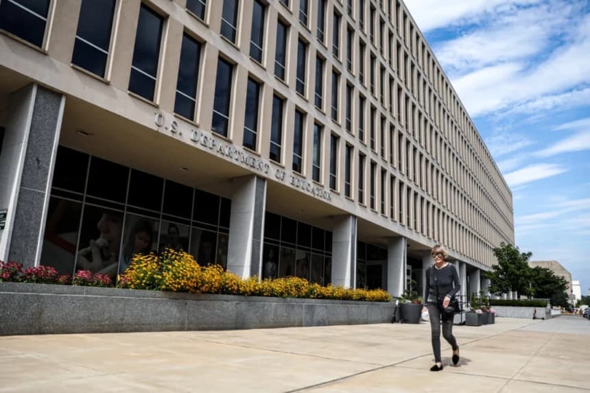 El Departamento de Educación en Washington el 16 de julio de 2019. (Samira Bouaou/The Epoch Times)
