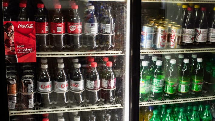 Soda en la ciudad de Nueva York en una imagen de archivo. (Spencer Platt/Getty Image).