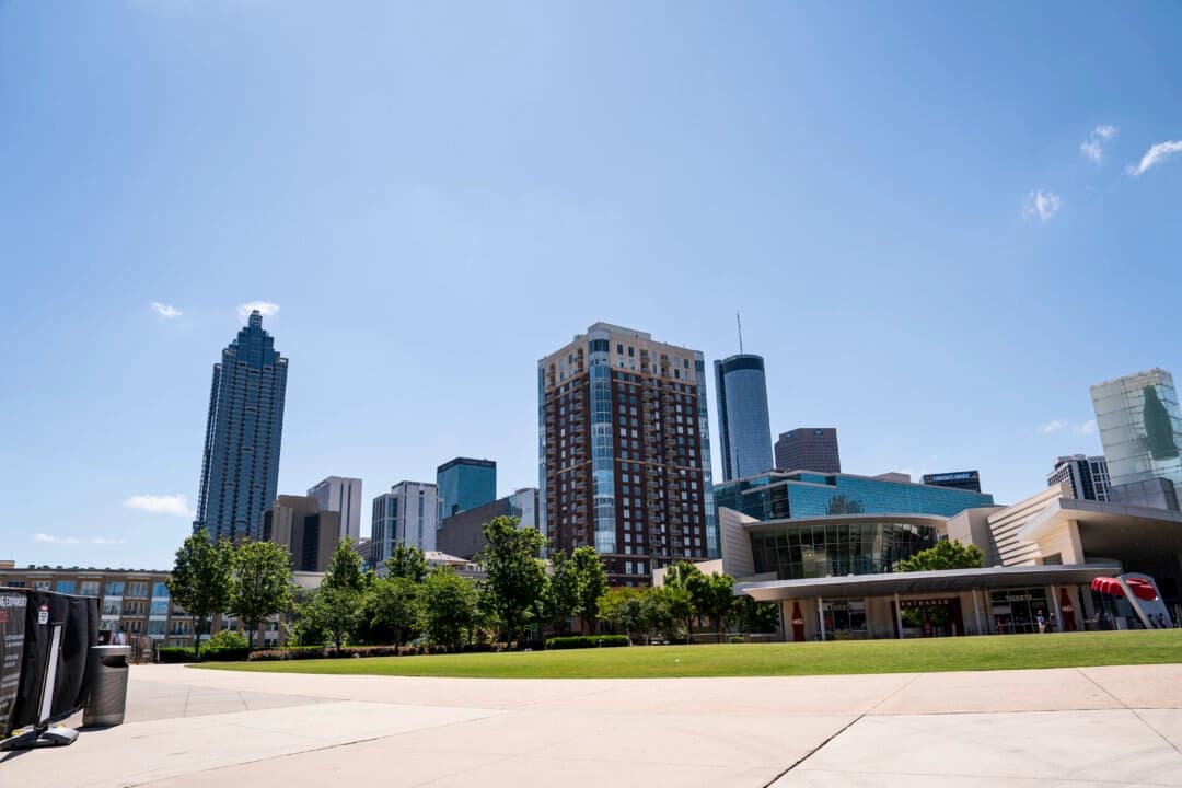 Vista del horizonte de Atlanta, el 20 de mayo de 2024. (Madalina Vasiliu/The Epoch Times)