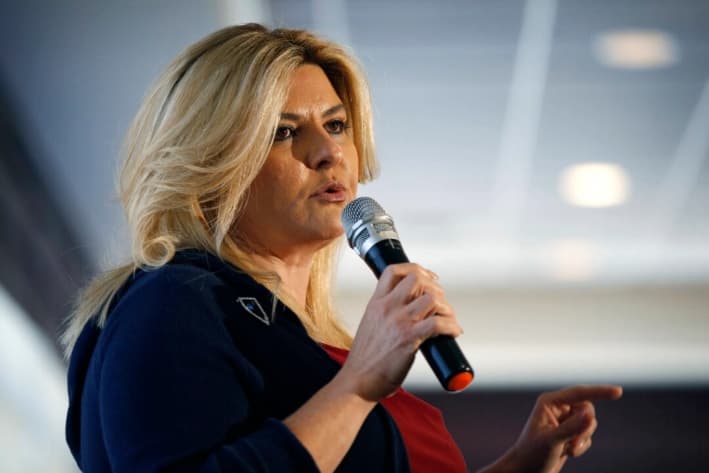 Michele Fiore participa en un debate en Henderson, Nevada, el 26 de abril de 2016. (John Locher/AP Photo)