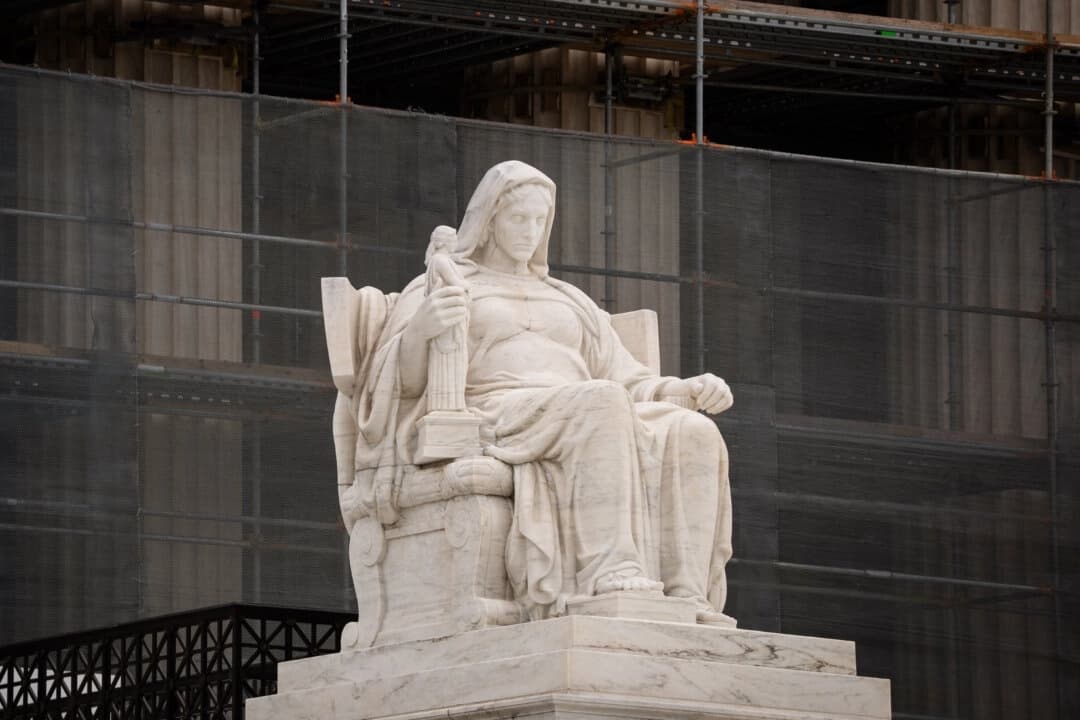 La Corte Suprema de Estados Unidos en Washington el 3 de abril de 2025. (Madalina Vasiliu/The Epoch Times)