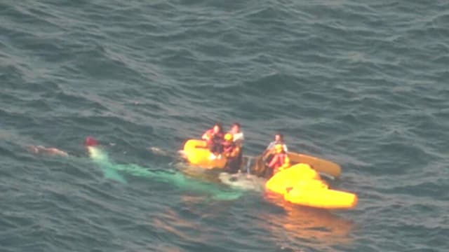 Helicóptero de transporte médico se estrella en el mar del suroeste de Japón: 3 muertos