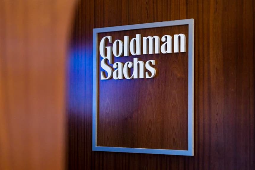 Foto de archivo del logo del banco Goldman Sachs. EFE/Justin Lane