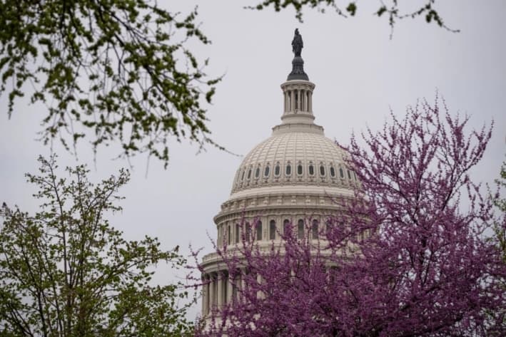 El Capitolio de Estados Unidos, en Washington, el 3 de abril de 2025. (Madalina Vasiliu/The Epoch Times)