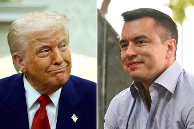 “Un gran líder para Ecuador”, así felicita Trump a Daniel Noboa tras su victoria