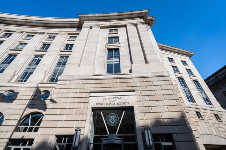 El Departamento de Seguridad Nacional de EE. UU. en Washington el 12 de agosto de 2024. (Madalina Vasiliu/The Epoch Times)