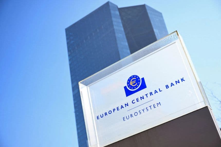 Sede del Banco Central Europeo (BCE) en Fráncfort, Alemania, el 6 de marzo de 2025. (Jana Rodenbusch/Reuters)