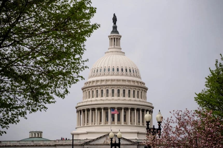 El edificio del Capitolio estadounidense en Washington el 3 de abril de 2025. (Madalina Vasiliu/The Epoch Times)