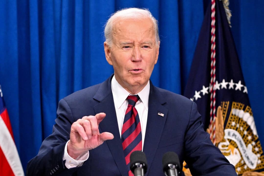 El presidente Joe Biden habla en North Charleston, Carolina del Sur, el 19 de enero de 2025. (Roberto Schmidt/AFP a través de Getty Images)