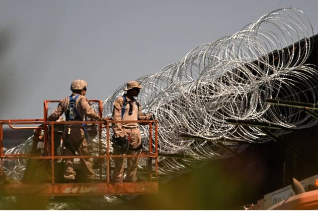 EE. UU. envía más de 1000 soldados adicionales para asegurar la frontera sur