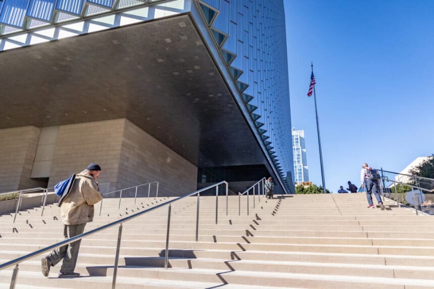 La Corte Federal del Condado de Los Ángeles en Los Ángeles, el 11 de enero de 2024. John Fredricks/The Epoch Times