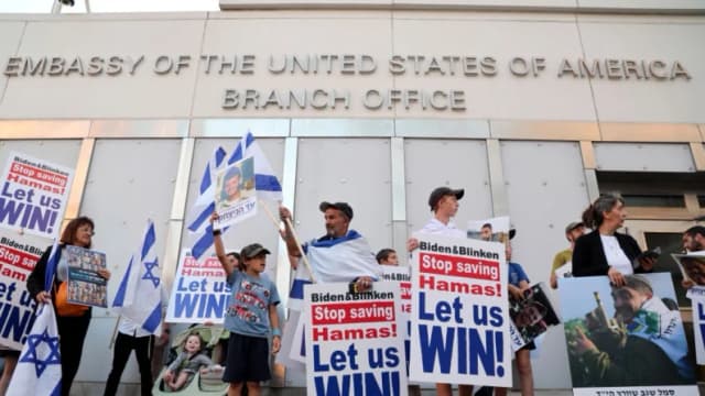 Alemán-estadounidense detenido en Israel por presuntamente intentar incendiar embajada de EE. UU.