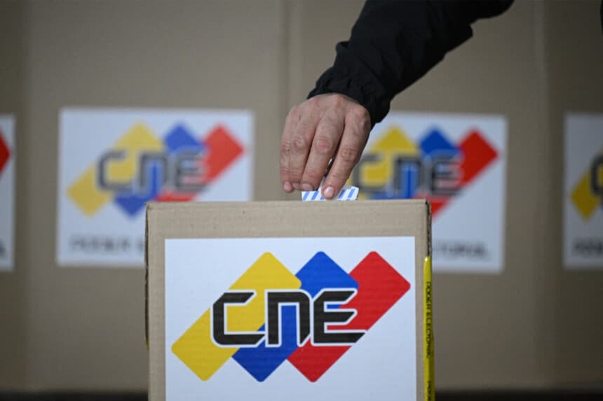 Una foto de archivo de las elecciones presidenciales venezolanas, en Caracas, el 28 de julio de 2024. (FEDERICO PARRA/AFP a través de Getty Images)