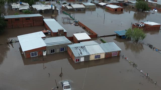 Temporal en Argentina deja una muerta y un centenar de evacuados