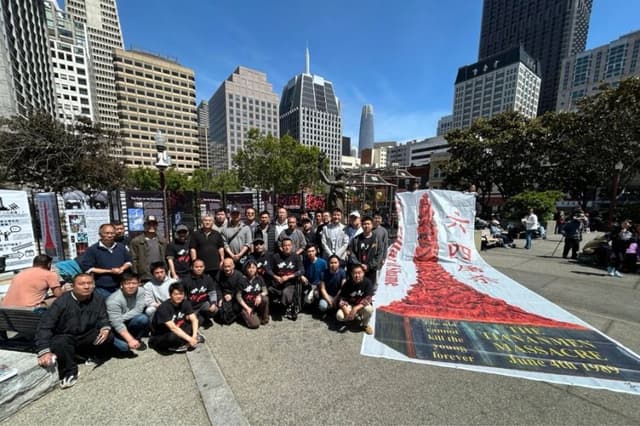 Activistas de San Francisco conmemoran a víctimas de la masacre en Tiananmen y miran al futuro