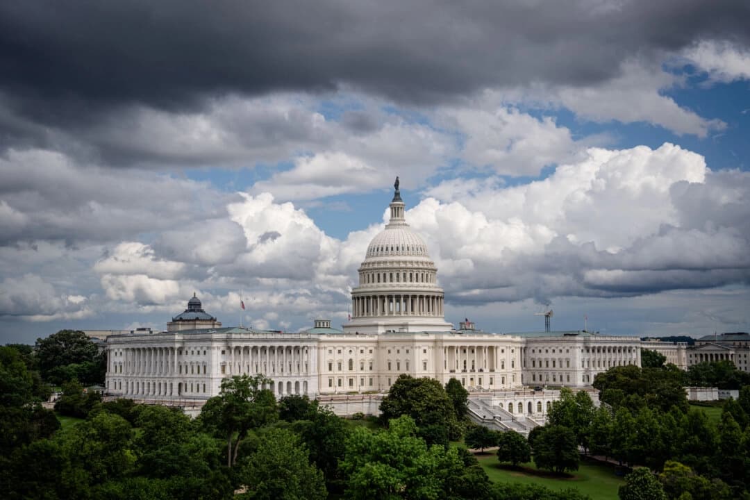 El edificio del Capitolio de los Estados Unidos en Washington el 22 de mayo de 2025. (Madalina Vasiliu/The Epoch Times)