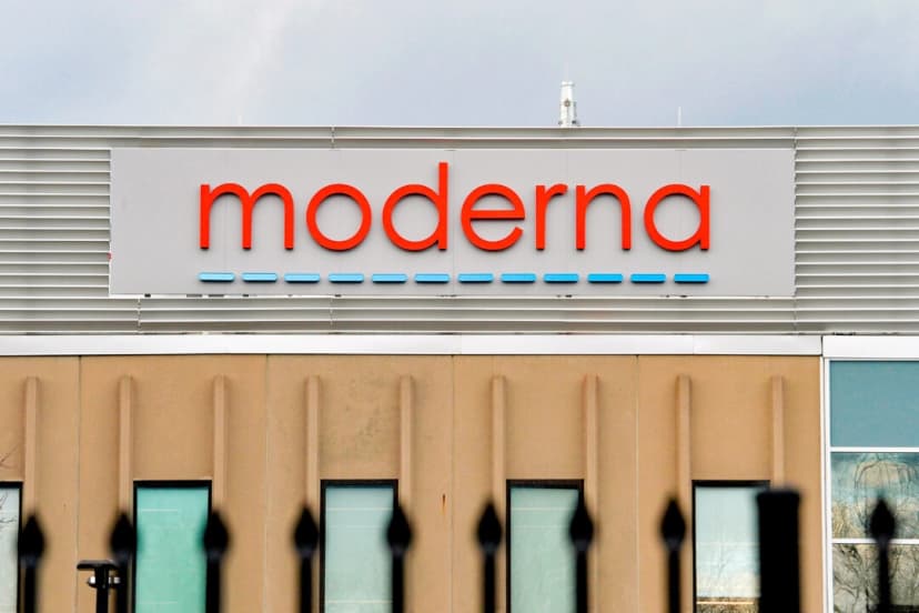 El campus de Moderna en Norwood, Massachusetts, el 2 de diciembre de 2020. (Joseph Prezioso/AFP a través de Getty Images).