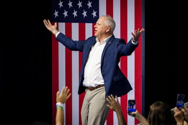 Walz insta a los demócratas a reconectarse con los votantes rurales y de clase trabajadora