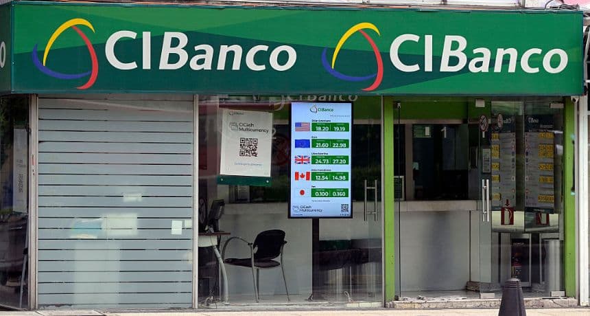 Una sucursal de CIBanco en Ciudad de México (México), el 25 de junio de 2025. (Alfredo Estrella/AFP vía Getty Images)