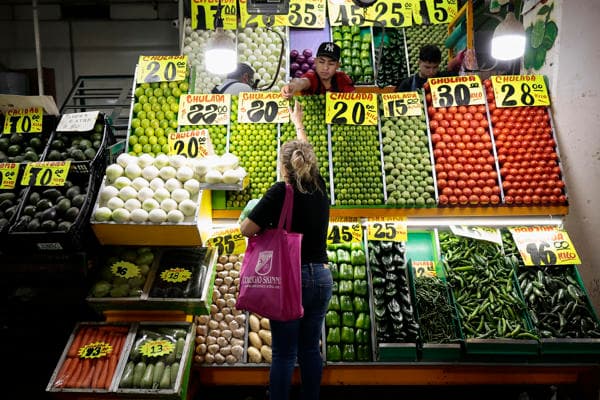 La inflación interanual en México baja al 3.55 % en la primera quincena de julio de 2025