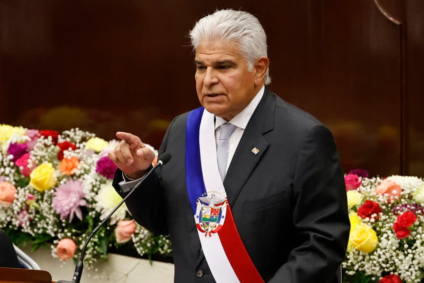 Fotografía de archivo del presidente de Panamá, José Raúl Mulino. (EFE/ Bienvenido Velasco)