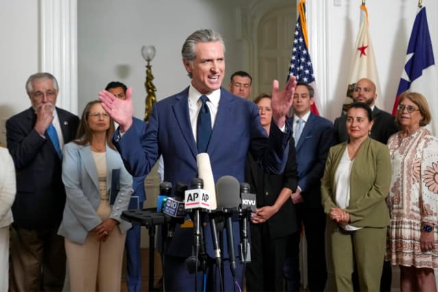 Newsom: California celebrará elecciones especiales para redistribuir distritos y contrarrestar a Texas
