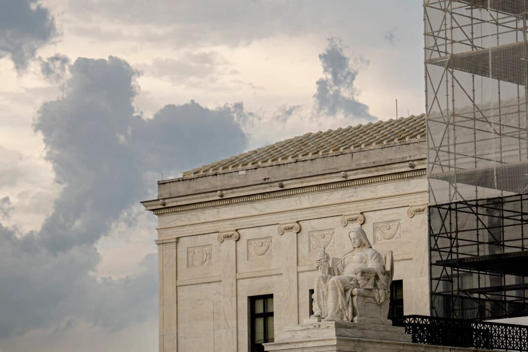 La Corte Suprema de Estados Unidos en Washington, el 25 de junio de 2025. (Madalina Kilroy/The Epoch Times)