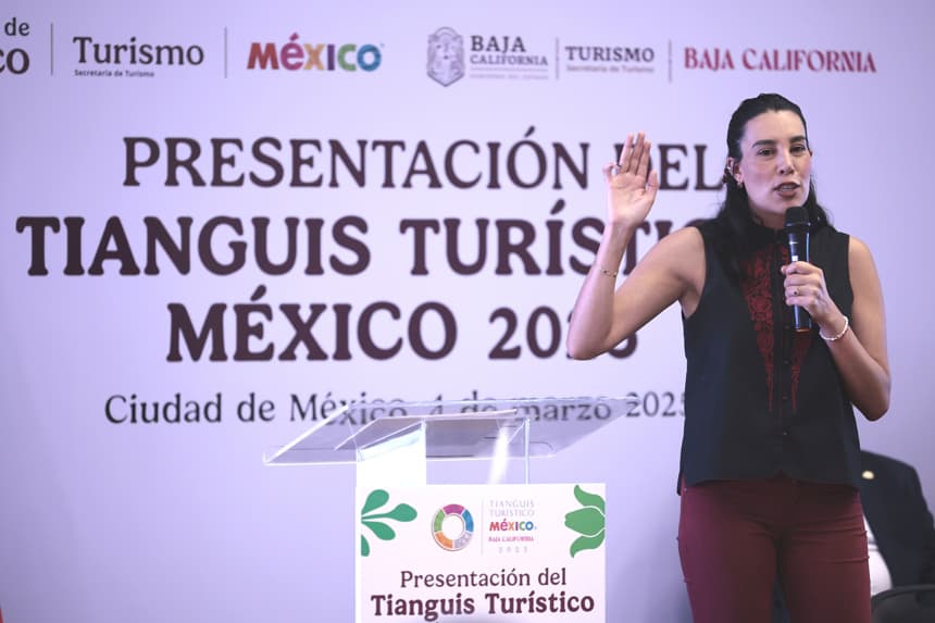 Imagen de archivo de la secretaria de Turismo de México, (Josefina Rodríguez Zamora. EFE/ José Méndez)
