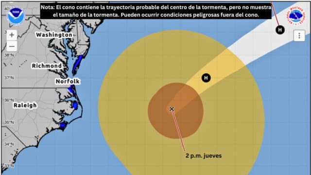 Bermudas emite alerta de tormenta tropical por el huracán Erin