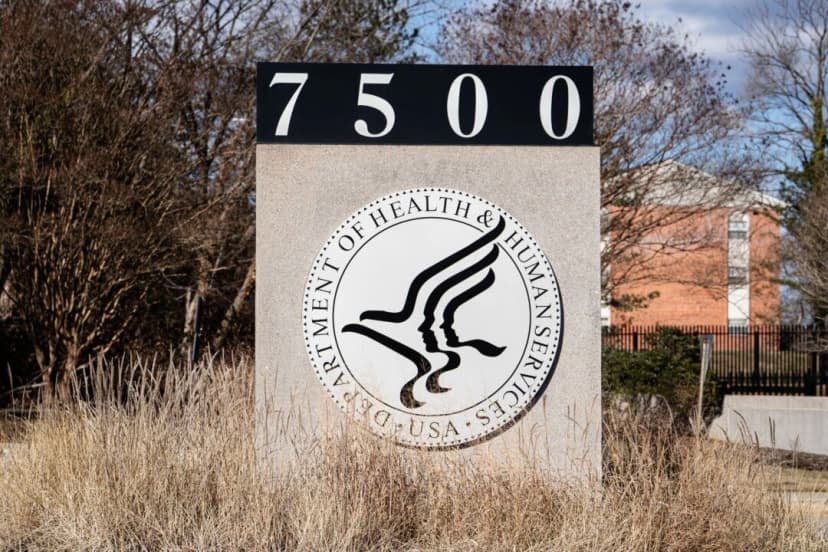 El Departamento de Salud y Servicios Humanos de EE. UU. en Baltimore el 17 de febrero de 2025. (Madalina Vasiliu/The Epoch Times)