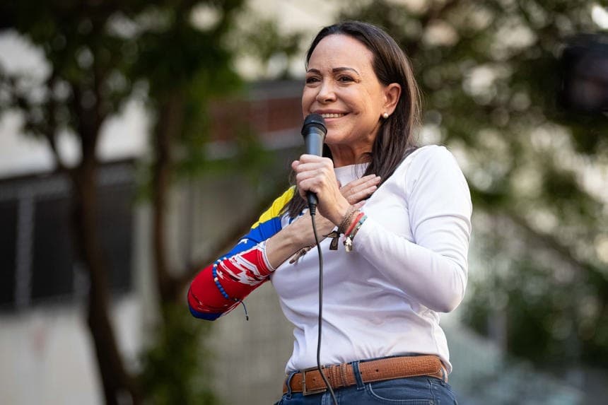 María Corina Machado agradece a Milei su apoyo a la causa por la democracia en Venezuela