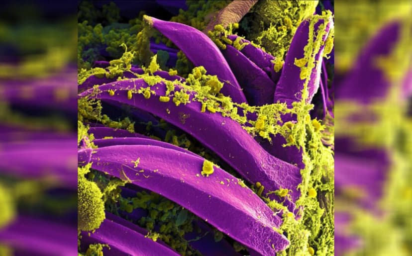 Imagen de la bacteria de la peste Yersinia pestis en una foto de archivo. (Instituto Nacional de Alergias y Enfermedades Infecciosas de EE. UU.)