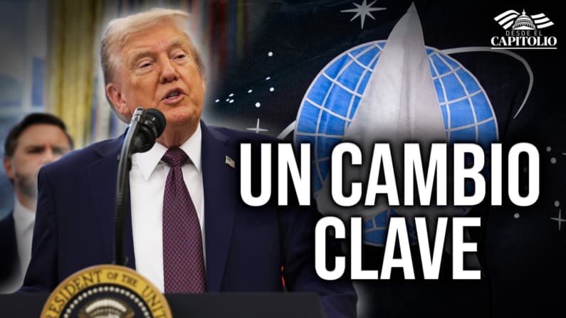 Trump cambia el destino espacial: "Estamos perdiendo la carrera"