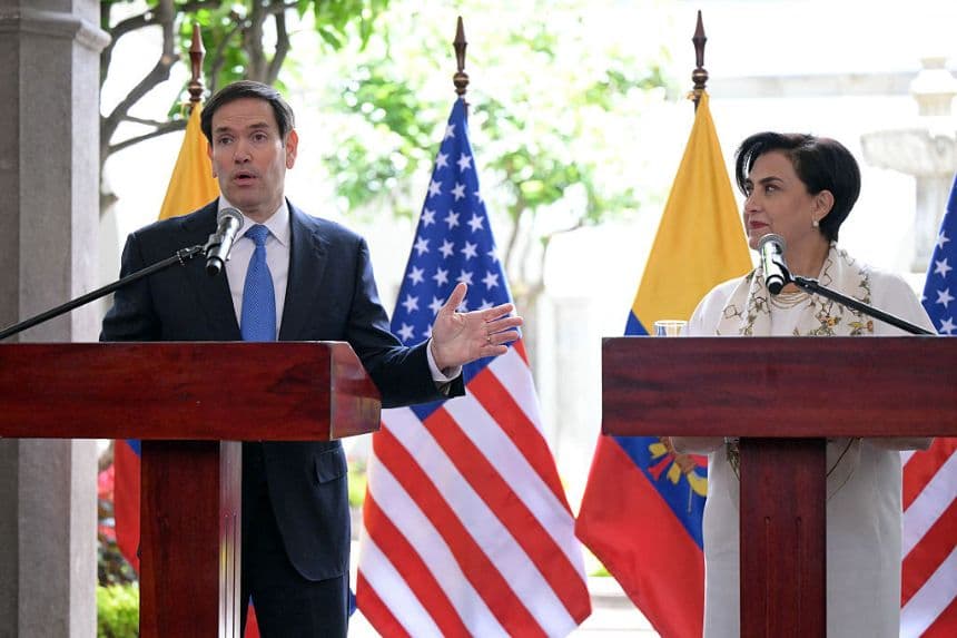 Secretario Rubio y canciller Sommerfeld anuncian medidas para el combate de organizaciones criminales